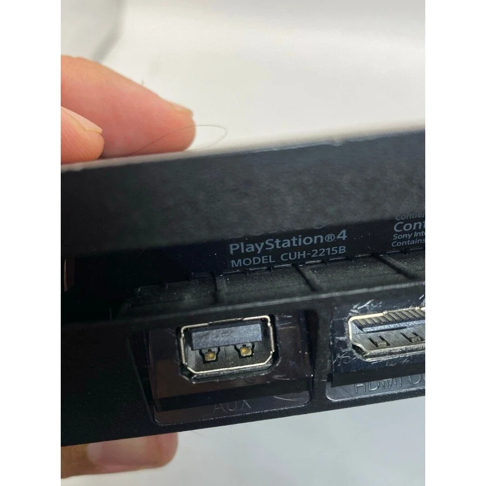 Sony PlayStation 4 Slim 1TB PS4 Console controller wires tested Authentic v11.5